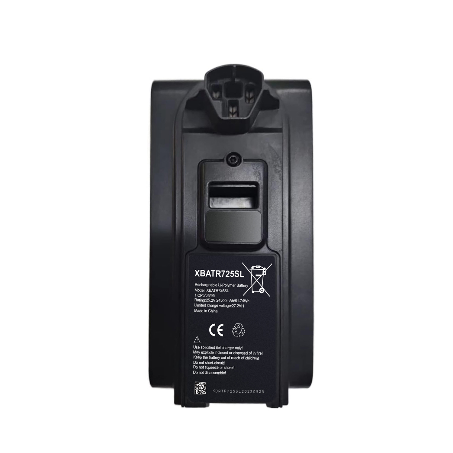 Custom 25.2V 2350mAh Replacement 18650 Lithium Battery Handheld Cordless Robot Vacuum Cleaners Battery Pack for Shark