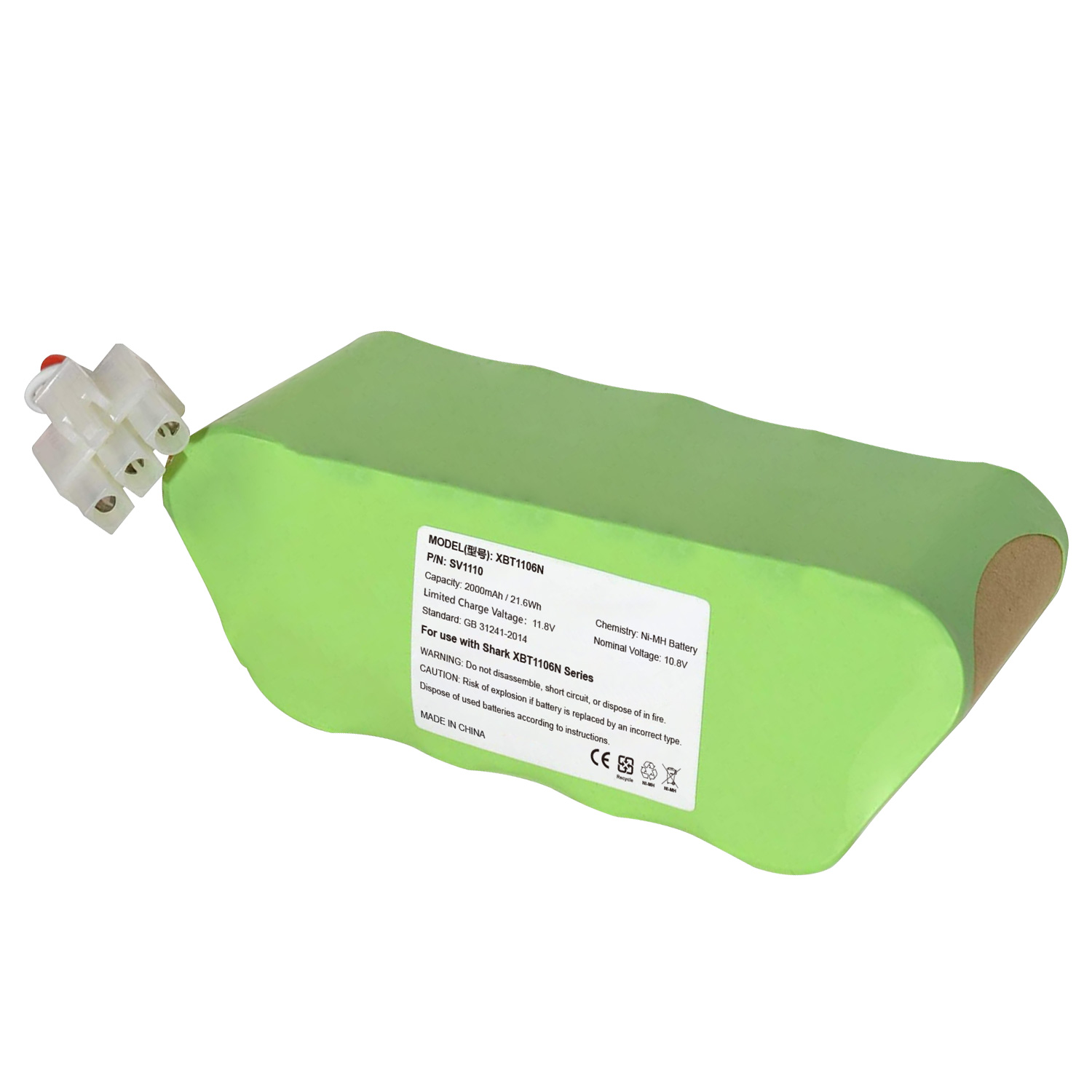 14.4 V 3000mAh Vacuum Cleaner Battery SV1112 XBT1106 SV1106 SV1112 SV1107 For Shark Navigator Sweeping Robot Vacuum Cleaner Battery