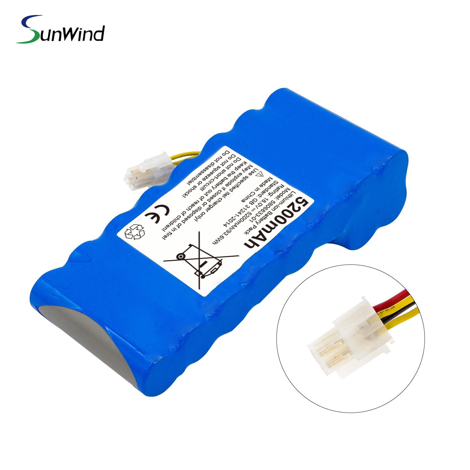 Factory Rechargeable Battery Pack for SWLPB Husqvarna Automower 320 18V 5200mAh