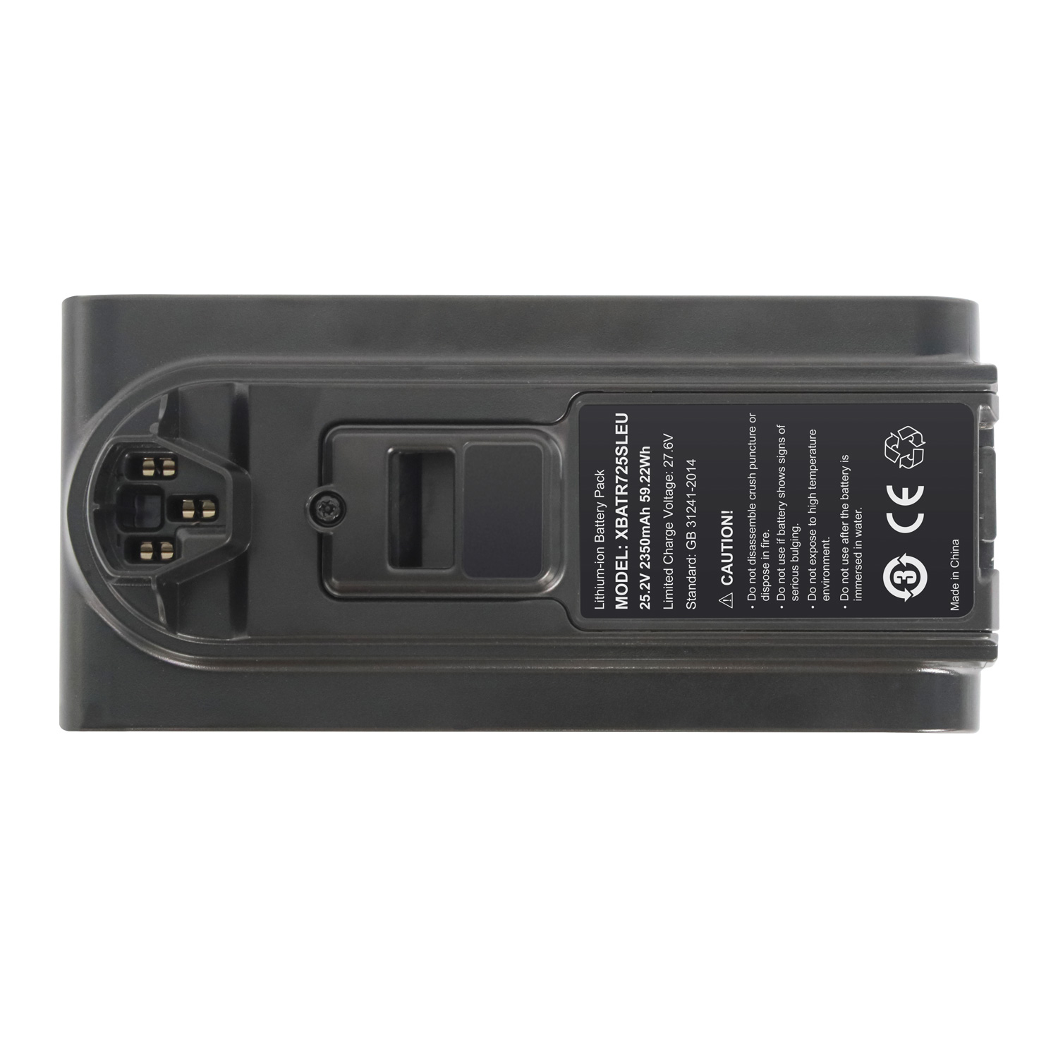 Sweeper Vacuum Cleaner XBATR725SLEU Battery for Shark IZ862H IZ840H UZ865H 25.2V 2350mAh