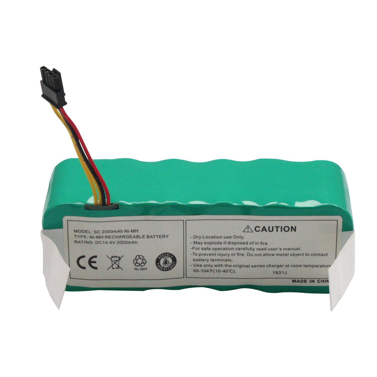 Lithium Ion Battery Pack For NI-MH SC2000 14.4V 2000mAh Sweeper Vacuum Cleaner Battery
