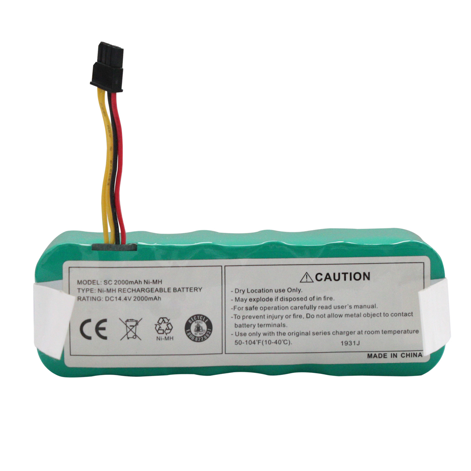 Lithium Ion Battery Pack For NI-MH SC2000 14.4V 2000mAh Sweeper Vacuum Cleaner Battery
