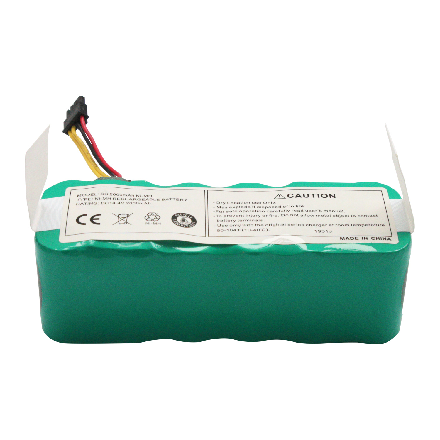 Lithium Ion Battery Pack For NI-MH SC2000 14.4V 2000mAh Sweeper Vacuum Cleaner Battery