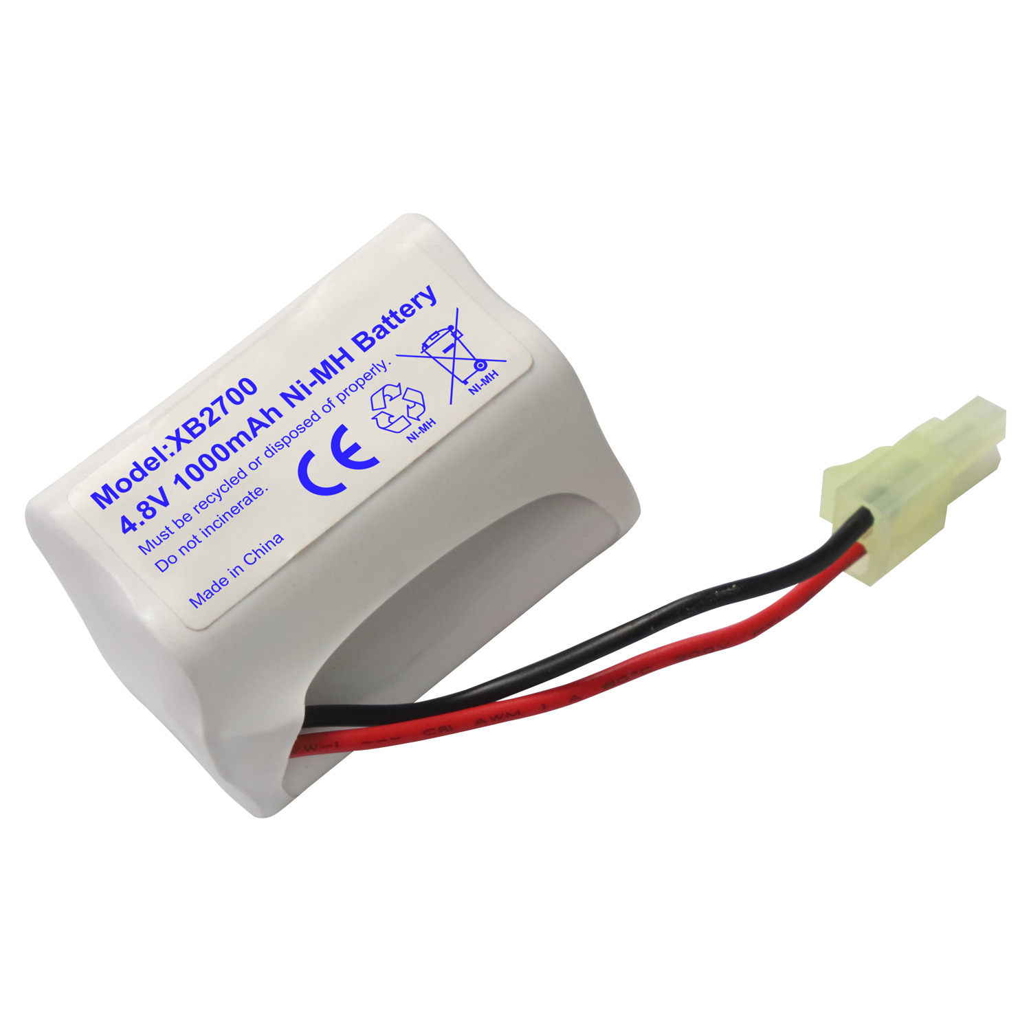 4.8V 1000mAh Rechargeable Ni-MH Battery for Shark V2700Z V2930 XB2700 C-XB2700 XB2700 Vacuum Cleaner Battery Pack