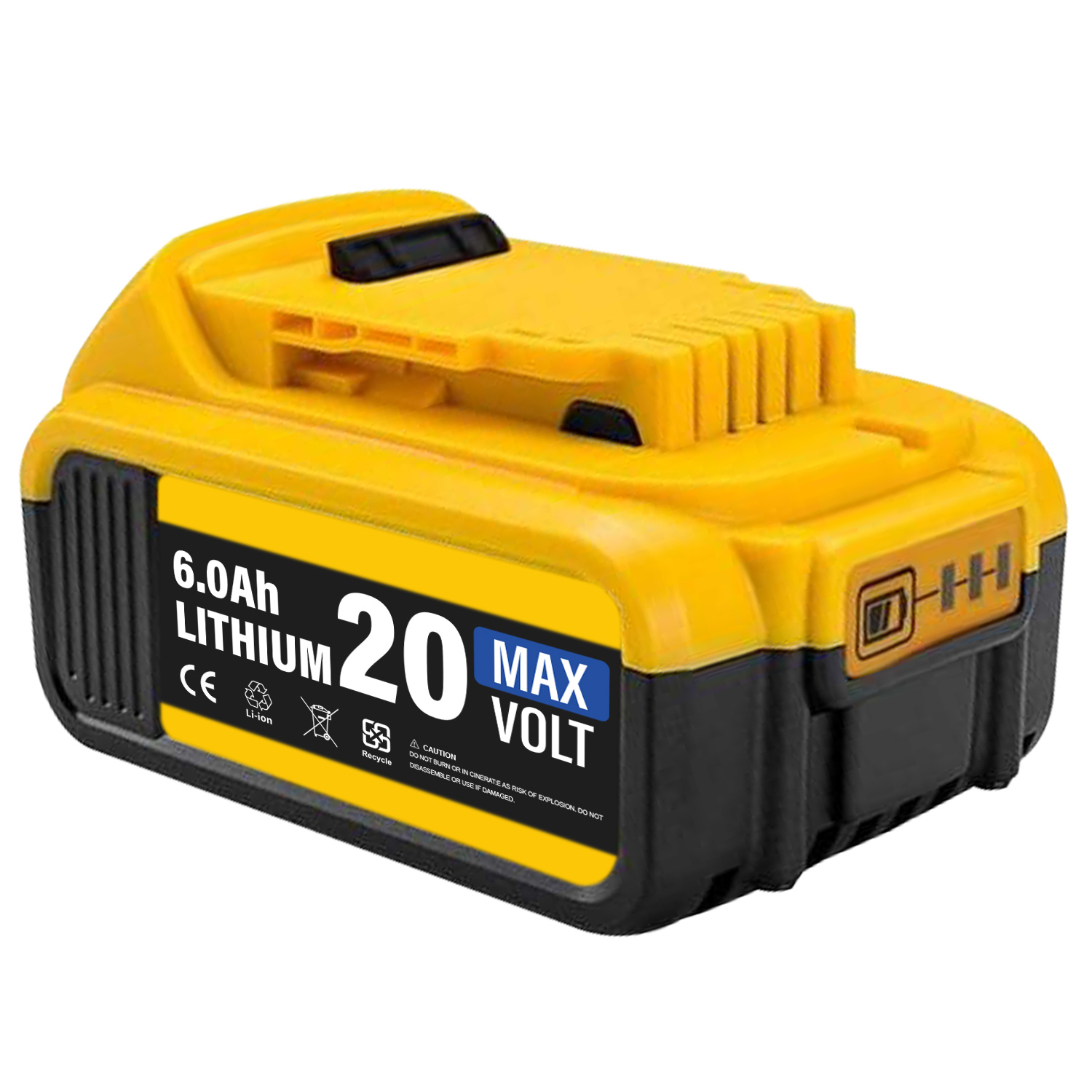 20v 6.0Ah DCB206 Replacement Dewalt Lithium Battery for Dewalt DCB206 DCB201 DCB203 DCB207 DCB205 DCB204 Power Tool